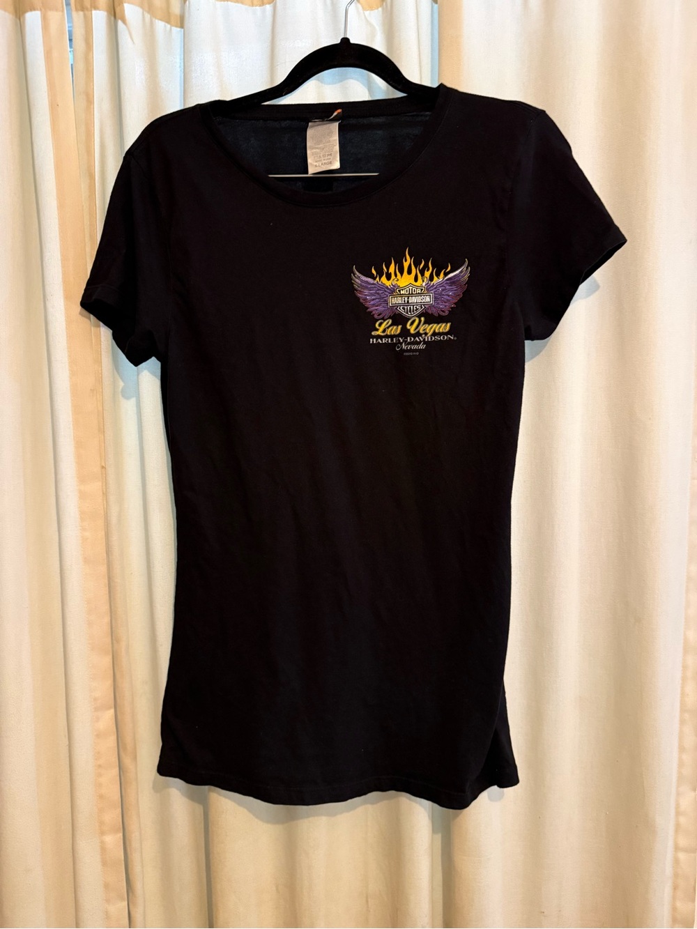 Harley-Davidson Las Vegas Women's Black Graphic Tee XL